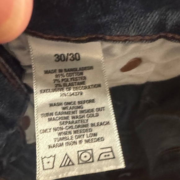 Aeropostale Men's Slim Fit Distressed Denim Jeans - Picture 5 of 5